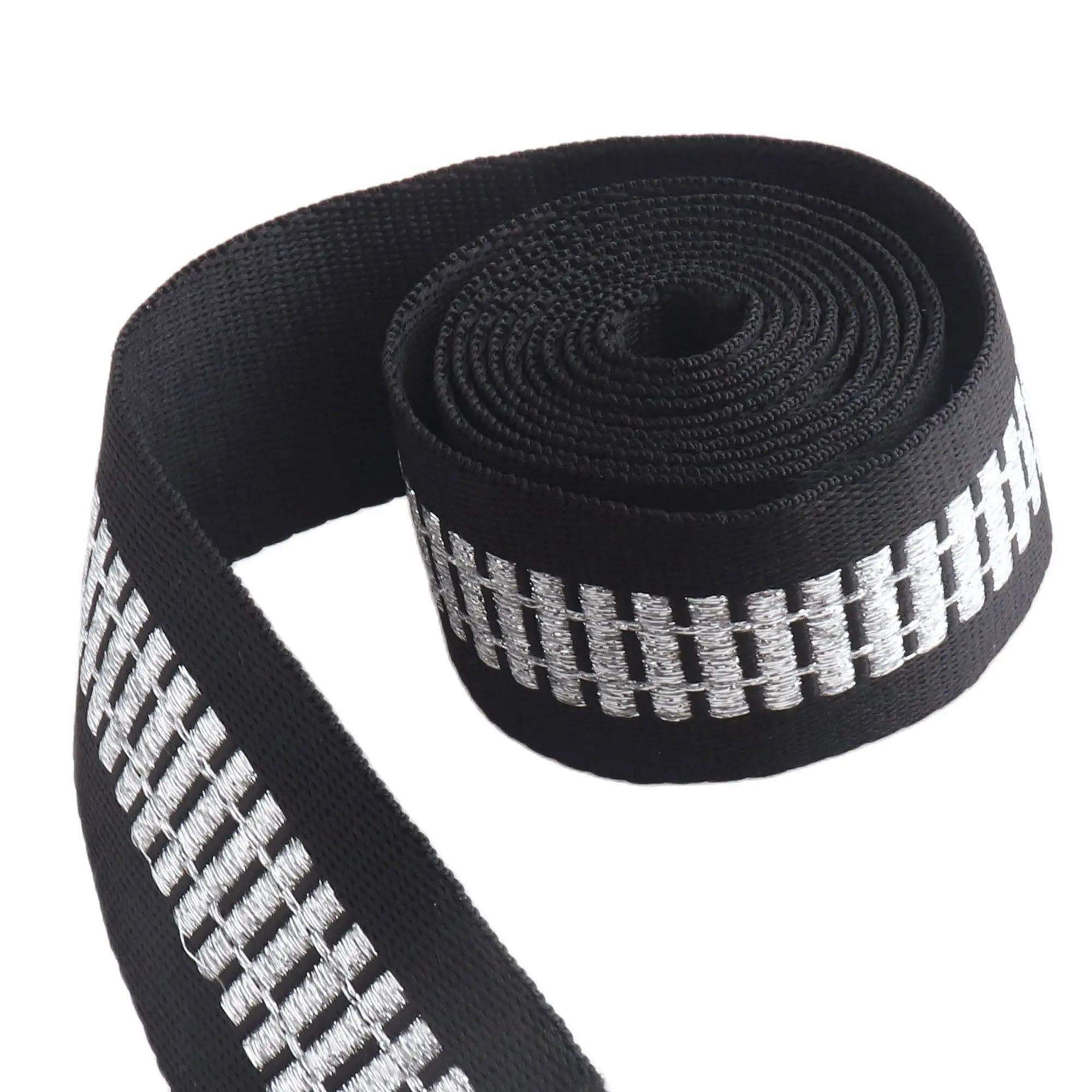 38mm webbing Black Canvas Ribbon Belt Bag Cotton Webbing Knapsack Strapping Sewing Bag Belt Accessories Polyester Cotton Webbing