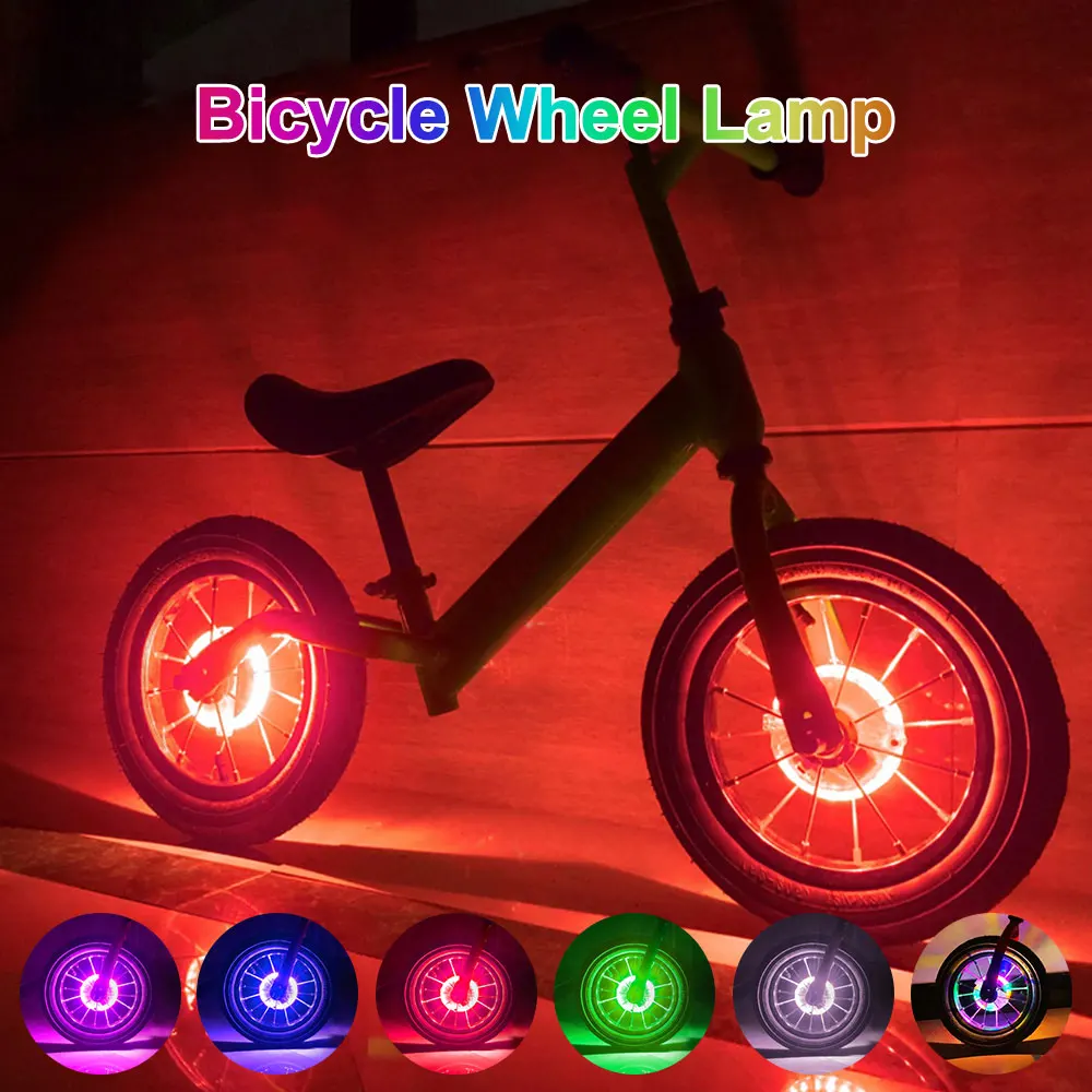 22 LED Flash Spoke Light Intelligent Induction Bicycle Wheel Light USB Rechargeable Balance Car Drum Light  Tyre Tire Valve Lamp