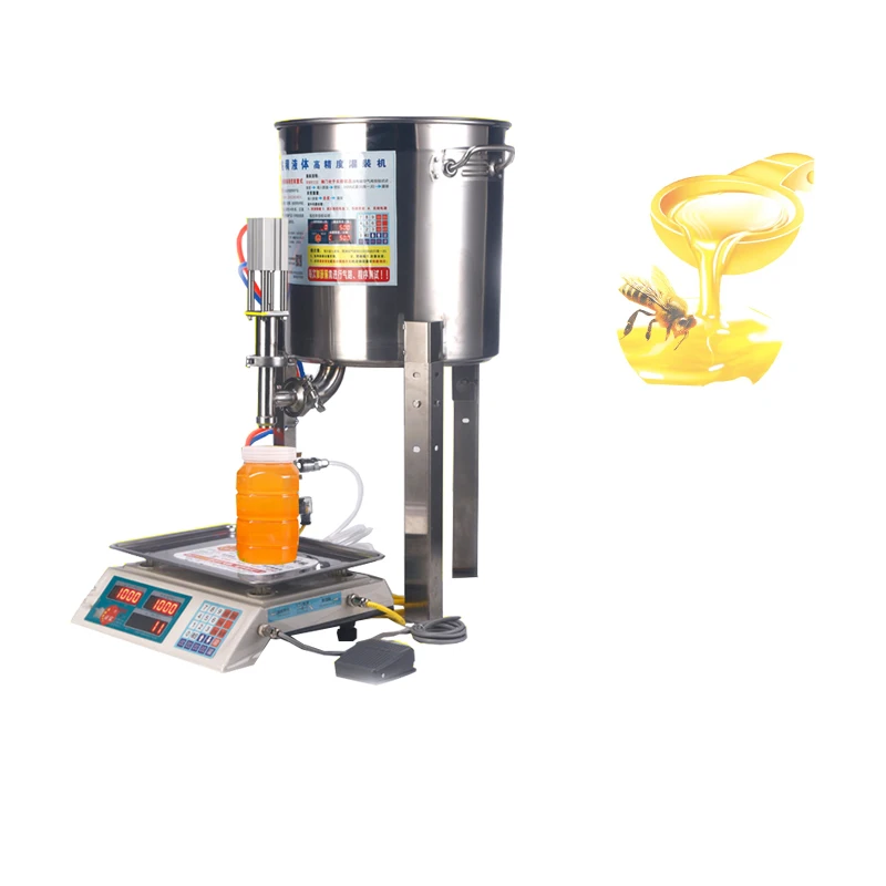 Pneumatic Filling Machine Sunscreen Honey Liquid Nail Polish CosmeticCream Liquid Filling Perfume Juice Olive Oil Liquid Filling