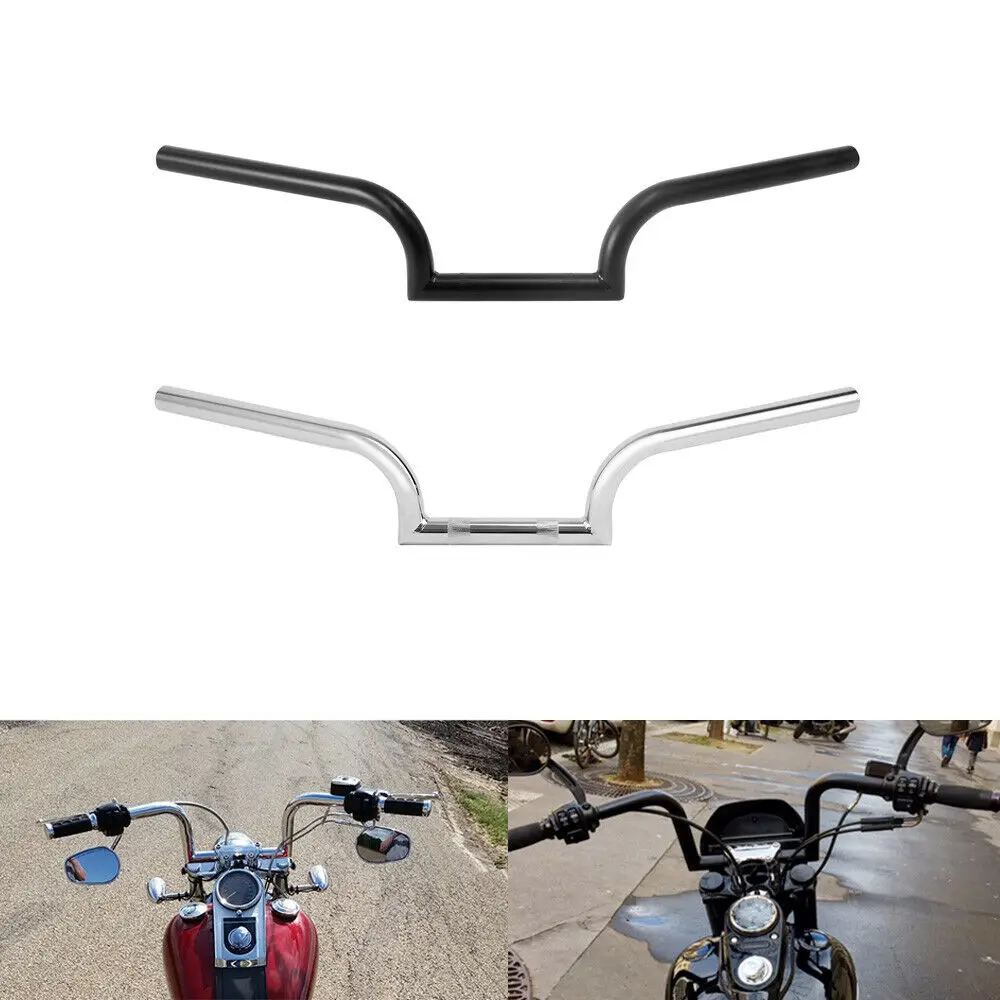 

Motorcycle 4" 7" 8.5" Rise 1" Handlebar For Harley Sportster XL 883 Forty-Eight 2007-2014