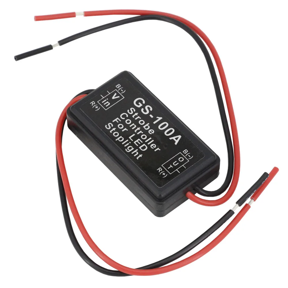 GS-100A luce freno Controller 12V 24V veloce e lento lampeggiante freno strobo relè lampeggiante