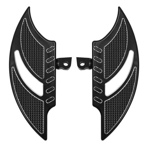 Imagen 2 del producto Estribos de motocicleta, pedales de reposapiés para Harley Touring Electra Glide Road King Dyna Sportster 883 1200 XL