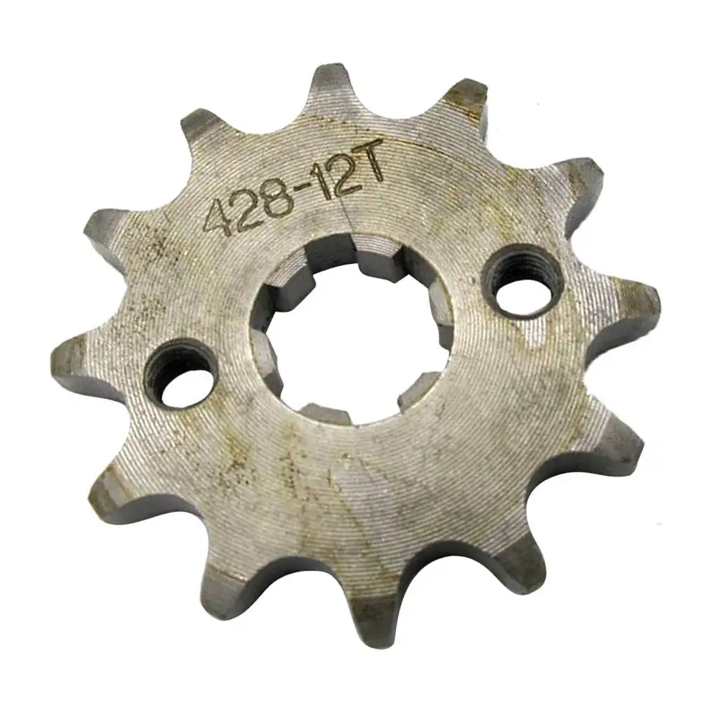 

Chain 428 12 Tooth Front Engine Sprocket Dirt Pit Bike ATV Moped 17mm Shaft