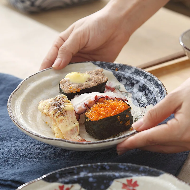 

LingAo-Japanese-style Ceramic Household Tableware Set