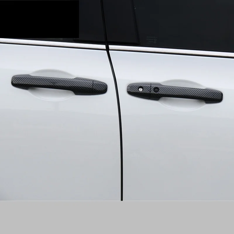 Car Accessories For Honda Stepwgn RK1 RK5 2010-2014 2015 ABS Chrome/Carbon Fiber Door Handle Protection Sticker Bright Strip