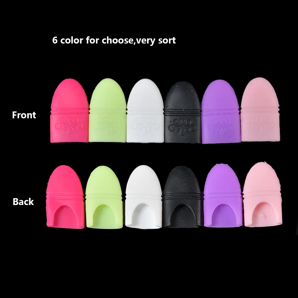 5pcs UV Gel Polish Remover Wrap Silicone Plastic Soak Off Cap Clip Manicure Cleaning Varnish Nail Art Tool Reuseable Nail Tools