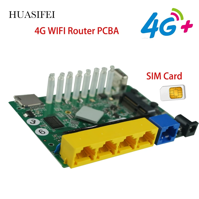 HUASIFEI 4G Lte Modem Wifi-router QCA9531 Chipset Utama 300Mbps Kecepatan Nirkabel Mendukung Watchdog dan Router VPN dengan Kartu Sim 4G