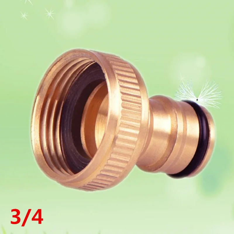 10 Type 3/4" Threaded Connectors Garden Hose Tap  Water Pipe Adapter for   Irrigation System