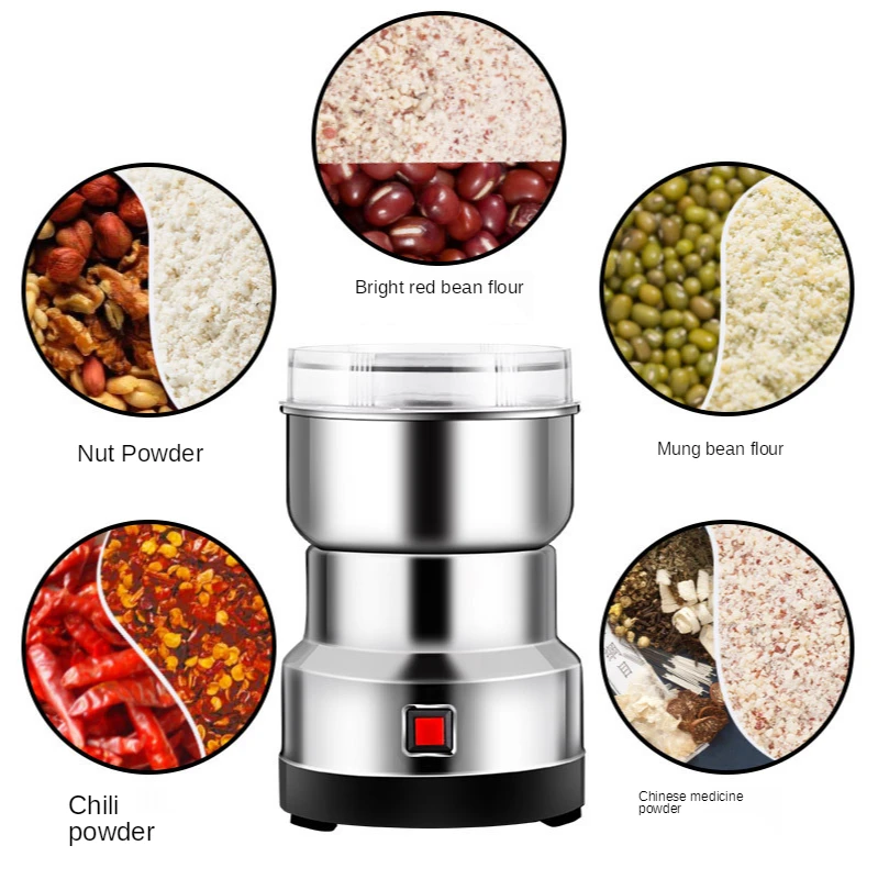 

Medicinal material grinder household small powder powder machine ultra-fine stainless steel grinder grain bean grinder