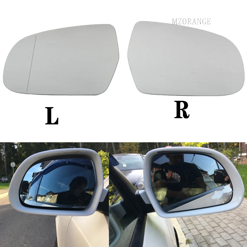 

Rearview Mirror Glass Door Wing Mirror For Audi A3 S4 A5 S6 A8 For Skoda Octavia Superb With Heated Door Wing Rearview Mirrors