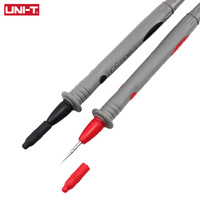 UNI-T Universal Multimeter Test Lead UT-L73 Probe Soft Silicone Needle Tip Tester Probe Wire CAT IV 600V 10A