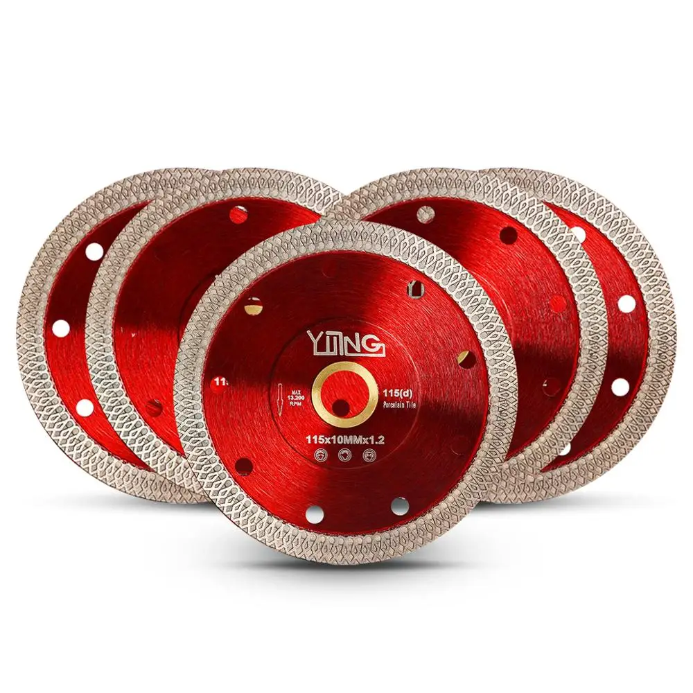 YIJING Super Thin Porcelain Tile Blade with 7/8"-5/8" Arbor for Cutting Ceramic Tile Granite Marble
