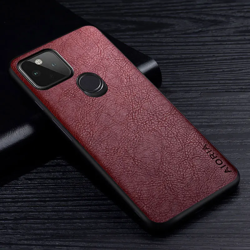 Litchi Leather Case For Google Pixel 5 4A 5A 5G 4 XL Premium Business Style Protective Back Cover For pixel 4a 5g phone case