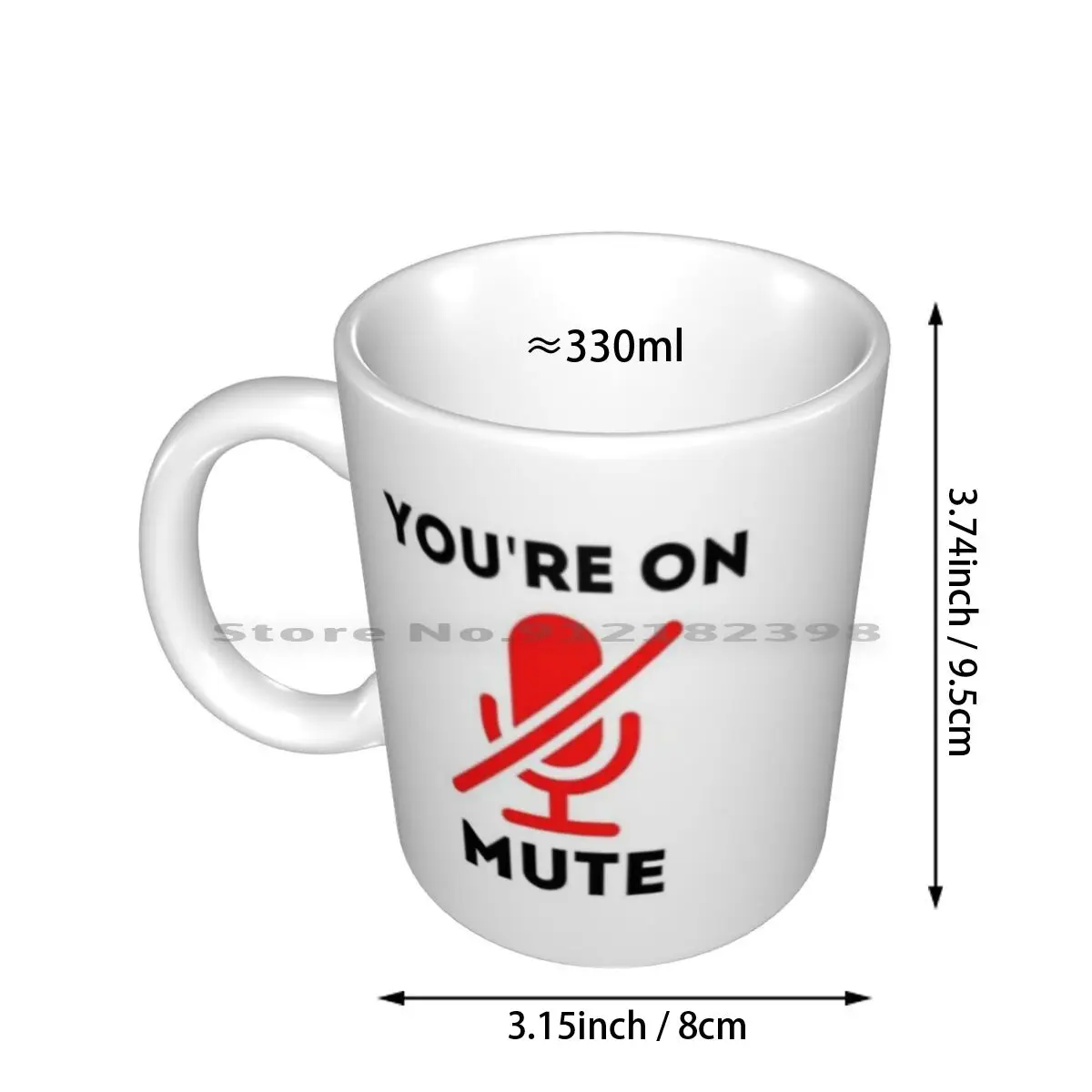 You Are On Mute Funny Ceramic Mugs Coffee Cups Milk Tea Mug You Are On Mute Meme Quote 2020 Zoom Funny Humor Quotes Silence