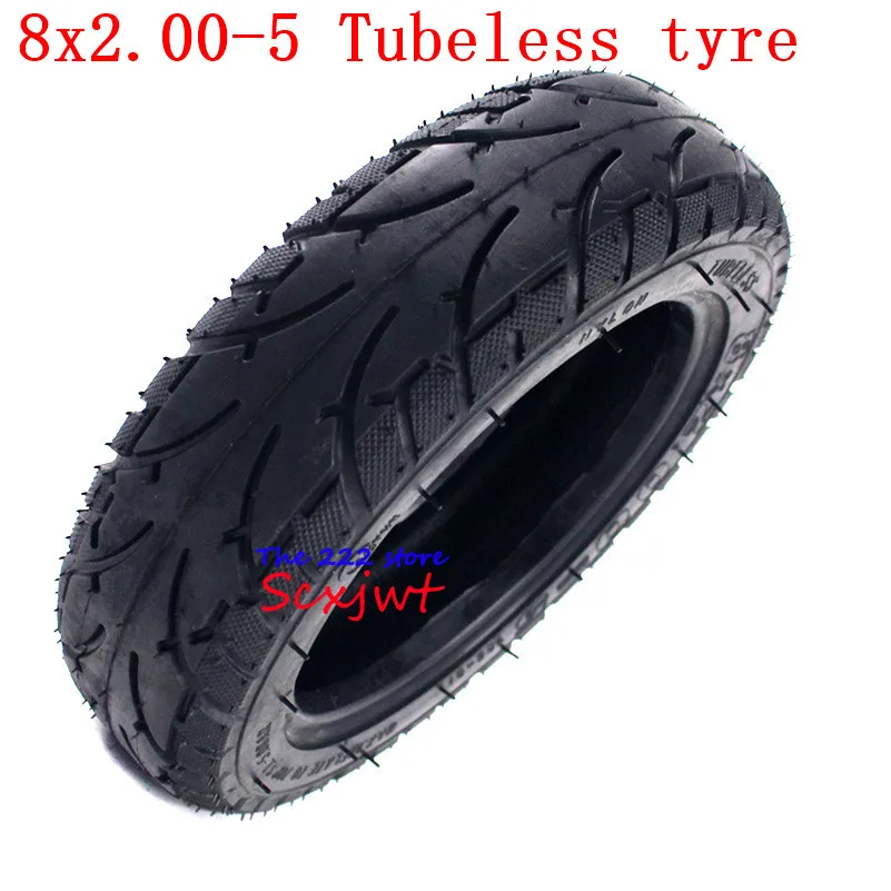 Pneumatico per ruote Tubeless 8 x2.00-5 di buona qualità per MINI motore elettrico per sedia tascabile 8*2.00-5