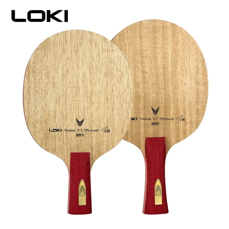 Loki v7 clcr lâmina de tênis de mesa profissional alta qualidade raquete de tênis de mesa ofensiva ping pong lâmina