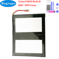 New 8500mAh Tablet PC Battery For Teclast P20HD 98 4G ID N6H1 P20 HD 24Wh 3.8V 5 Wire Plug