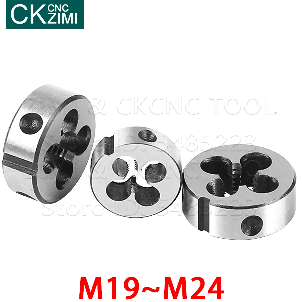 M19 M20 M21 M22 M23 M24เหล็กสกรูด้ายเมตริกเครื่องDie Hand Tappingเครื่องมือเครื่องDieโลหะทำงานเครื่องมือสกรู