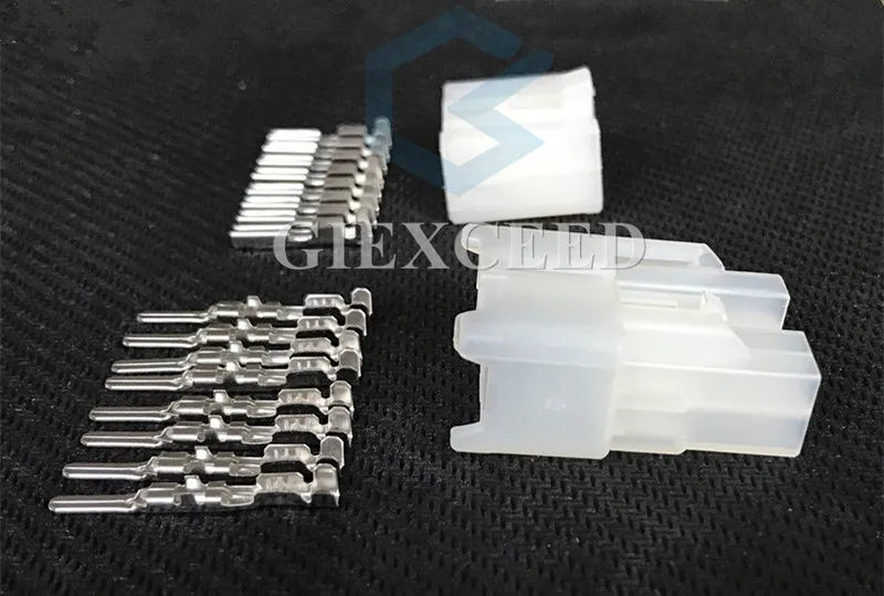 2 Sets 8 Pin 6240-1081 6240-5081 MT series 2.3mm(090) Automotive Wiring Connector AC Assembly Auto Audio Socket For Car
