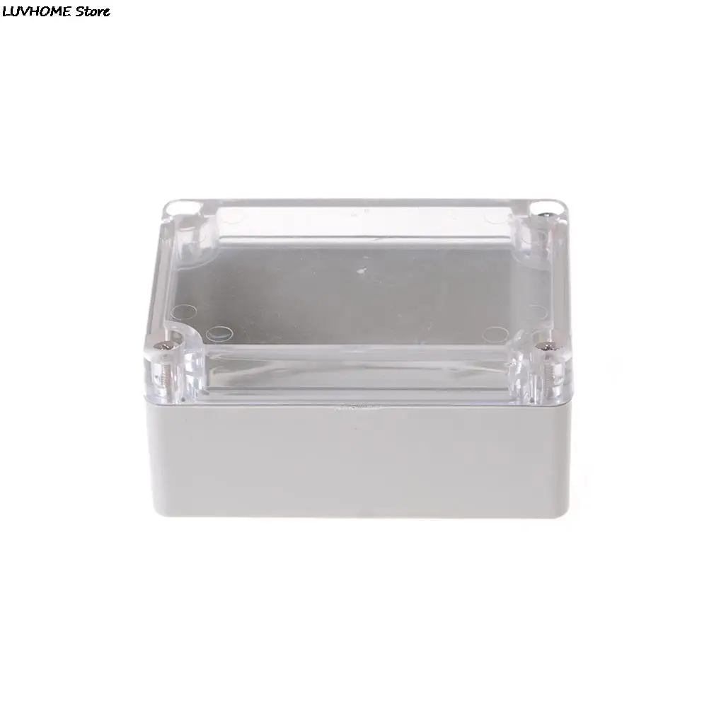 ZLinKJ HIGH QUALITY Waterproof Clear Cover Plastic Electronic Project Box Enclosure Case Shell Electrical Connector 100*68*50mm