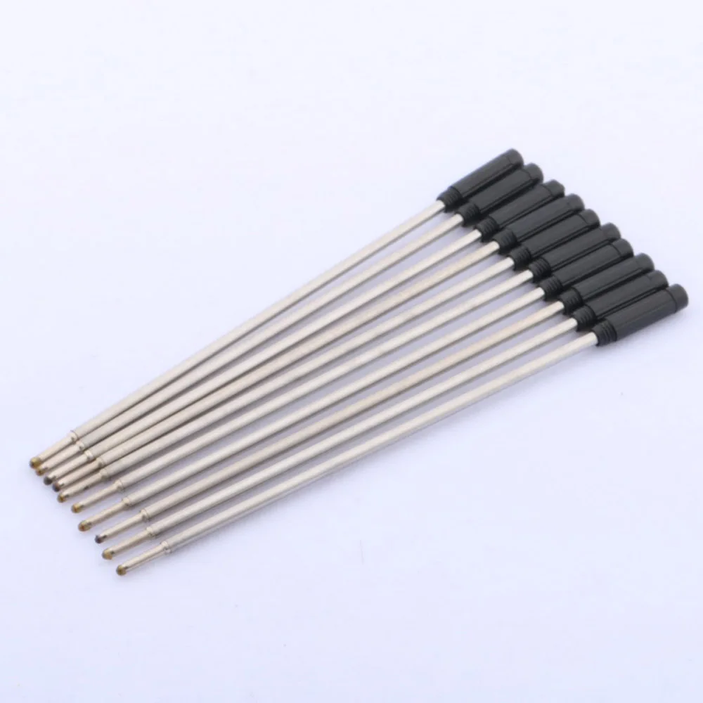 Groothandel 100Pcs Black Ballponit Pen Refill Top Kwaliteit