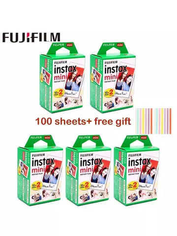 10-100 vellen Fuji Fujifilm instax mini 11 9 8 witte randfilms voor instax Instant Camera mini 8 9 7s fotopapier