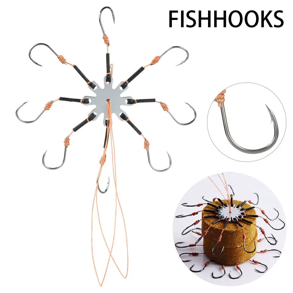 High Carbon Steel Flap Hook Octopus Carp Fishhooks Explosion Disc Barbed Hook Fishing Tackle River Fishing Sea Fishing