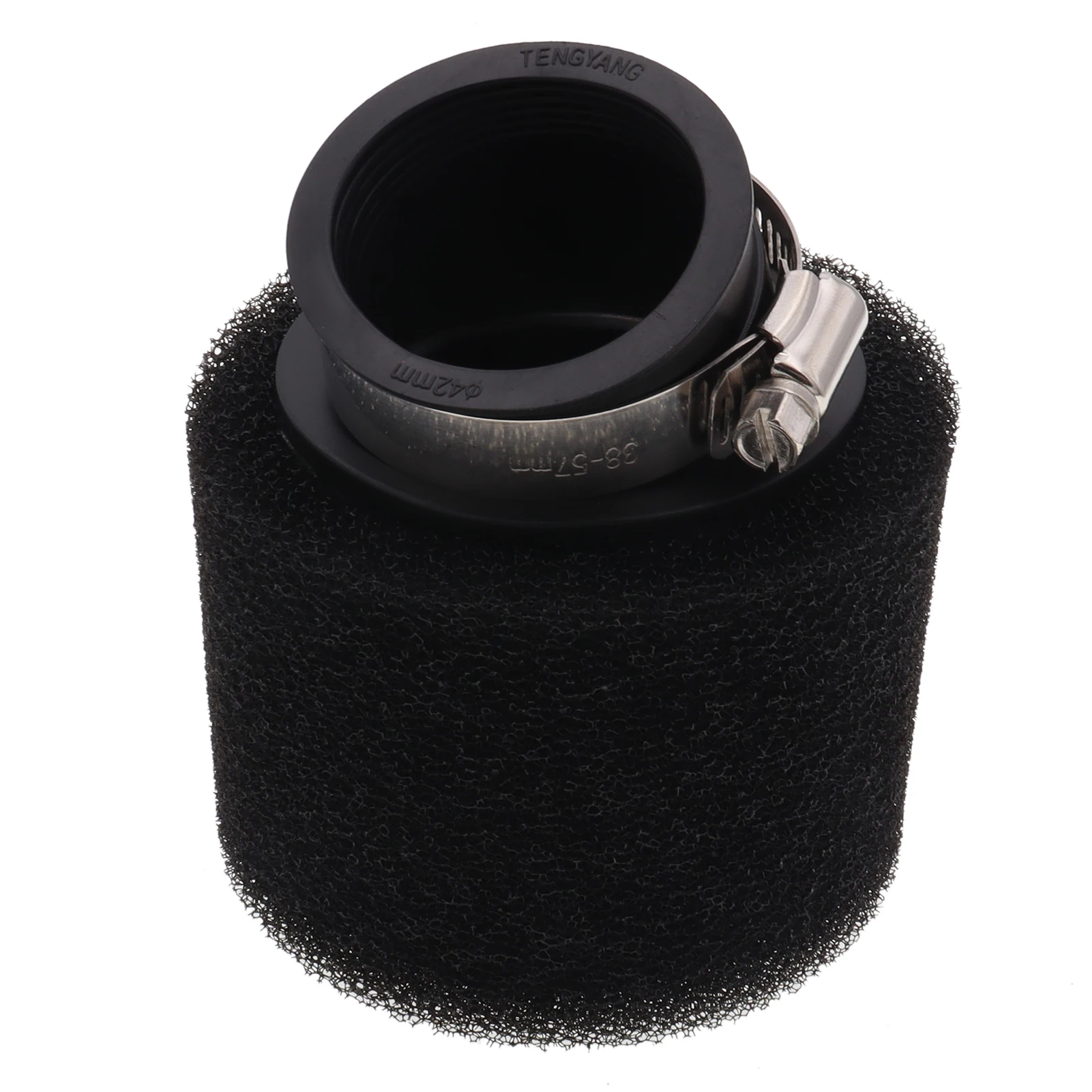 Performance 35mm 38mm 40mm 42mm 45mm 48mm Black Double Foam Angled Bent Air Filter for 110cc 125cc 140cc 150cc Dirt Pit Bike