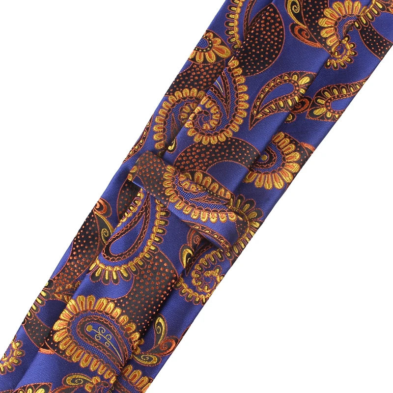 Classic Men Neck Ties Casual Paisley Necktie For Boys Suits Tie For Wedding Business 8 cm Width Male Necktie Gravatas