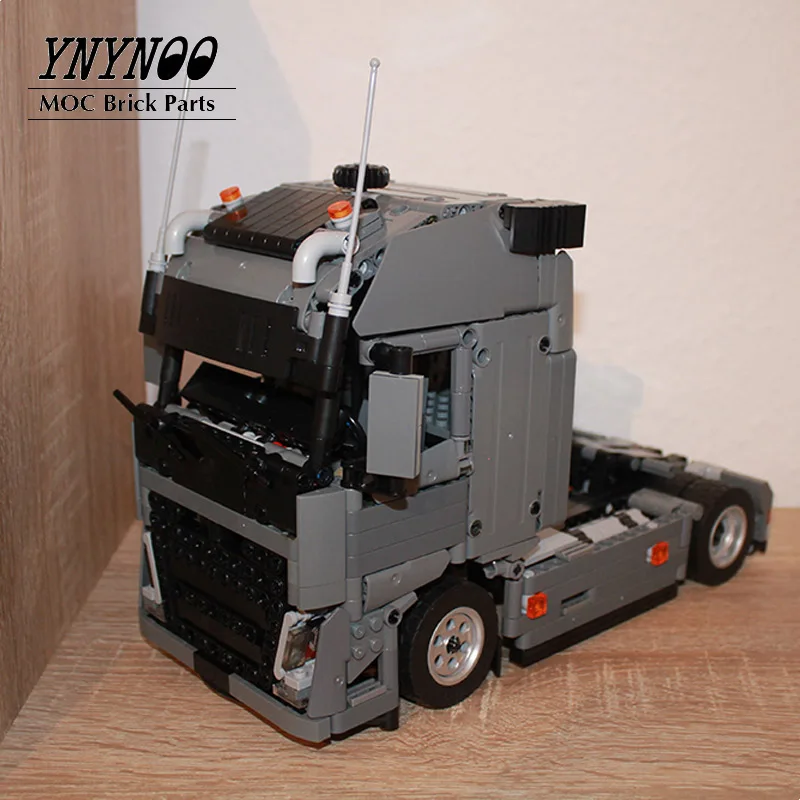 NEW 1073PCS Technical Truck Engineering Container Tractor Unit Building Blocks MOC Vehicle Car Bricks Educational Toys Gift