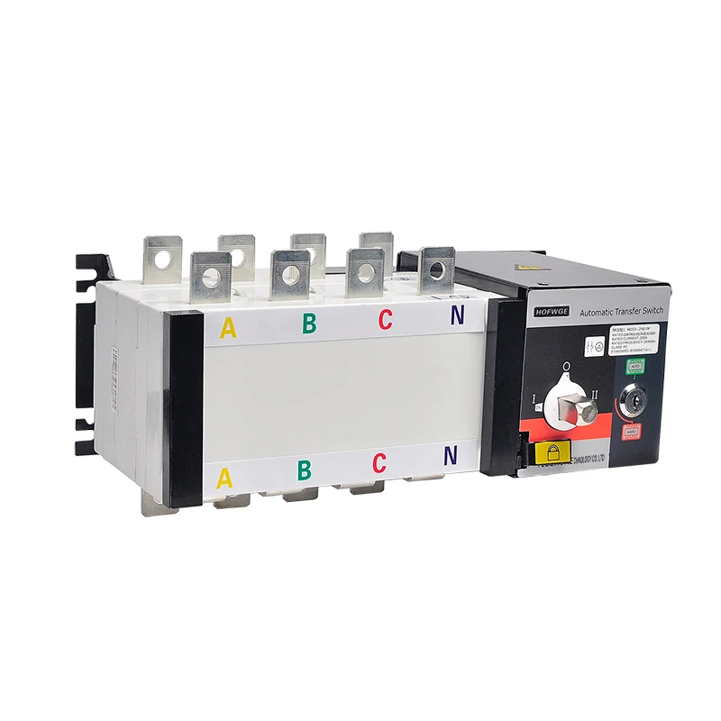 HCQ1-100 Dual Power Automatic Transfer Switch 4P 100A  PC Grade 380v Circuit Breaker Isolation type ATS