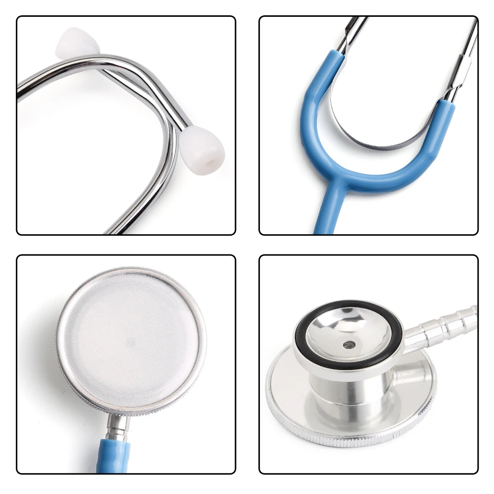 Basic Doctor Stethoscope Professional Dual Head Cardiology Stethoscope Medical Equipment Student Vet Nurse Medical Device