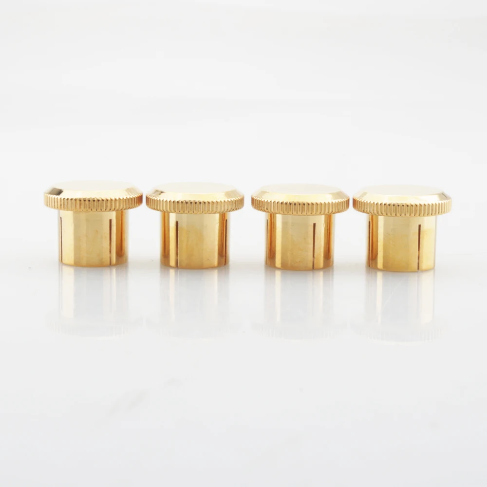 12pcs Noise Stopper 24K Gold Plated Copper RCA Plug Caps Top Quality  under inset