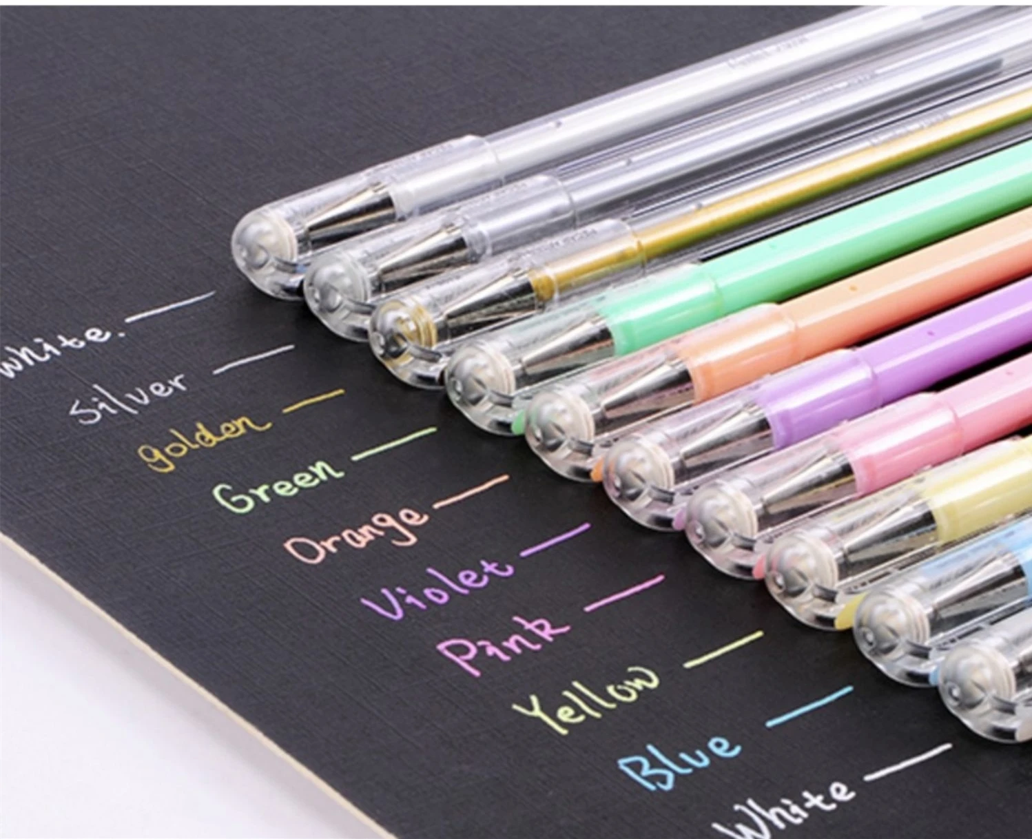 1pc Pentel K110 K108 Hybrid Shiny Colour Two-color Mixed Glitter Gel Pen Milk Color 0.8/1.0mm Card Decorative Painting Design