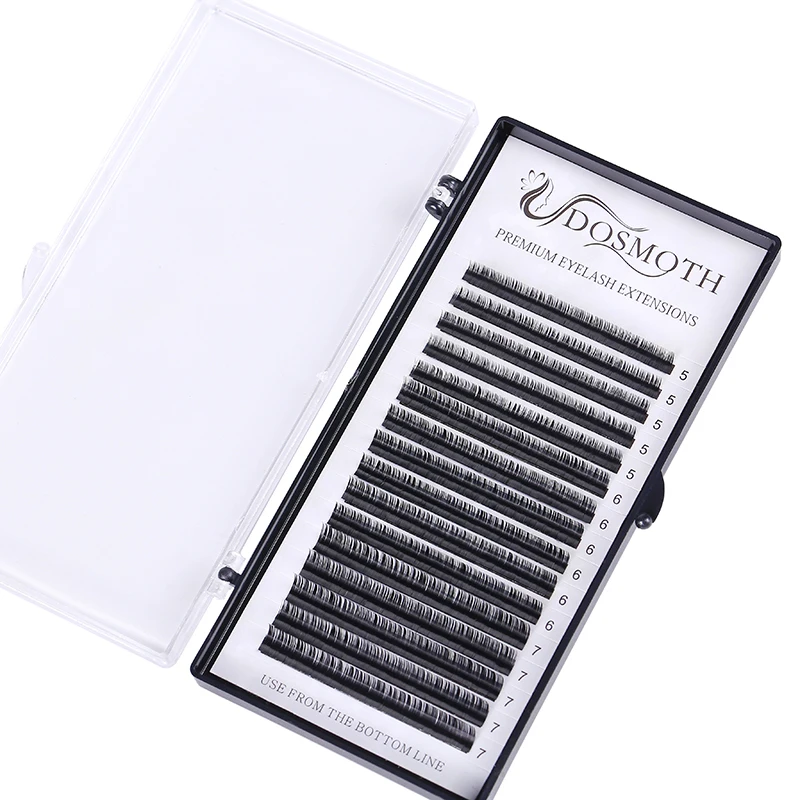 Mélange d'extension de cils inférieurs, 5 feuilles, 5, 6, 7 longueurs, outils de beauté doux