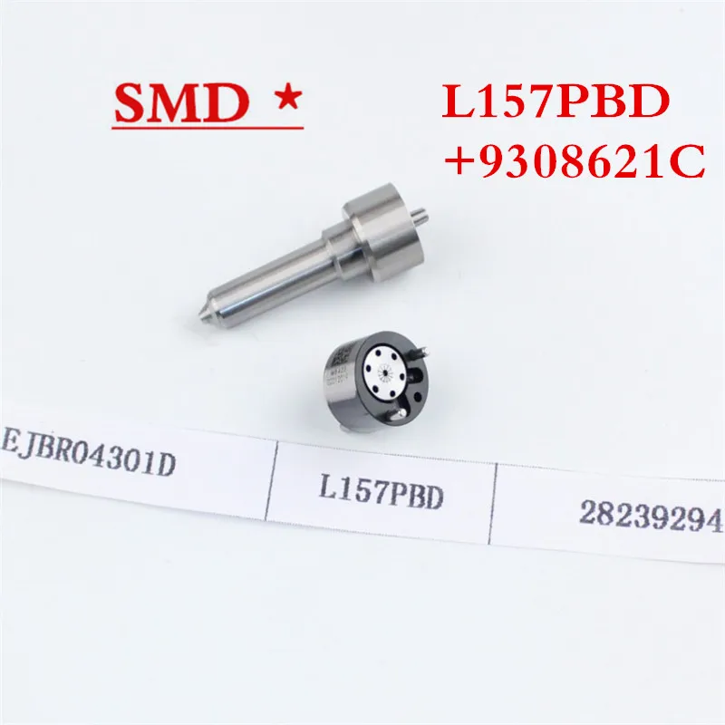 New diesel common rail injector EJBR04301D nozzle repair kit with L157PBD nozzle and 9308-621C  control valve high quality