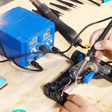 800W SMD soldering station with hot air gun and LED display #3