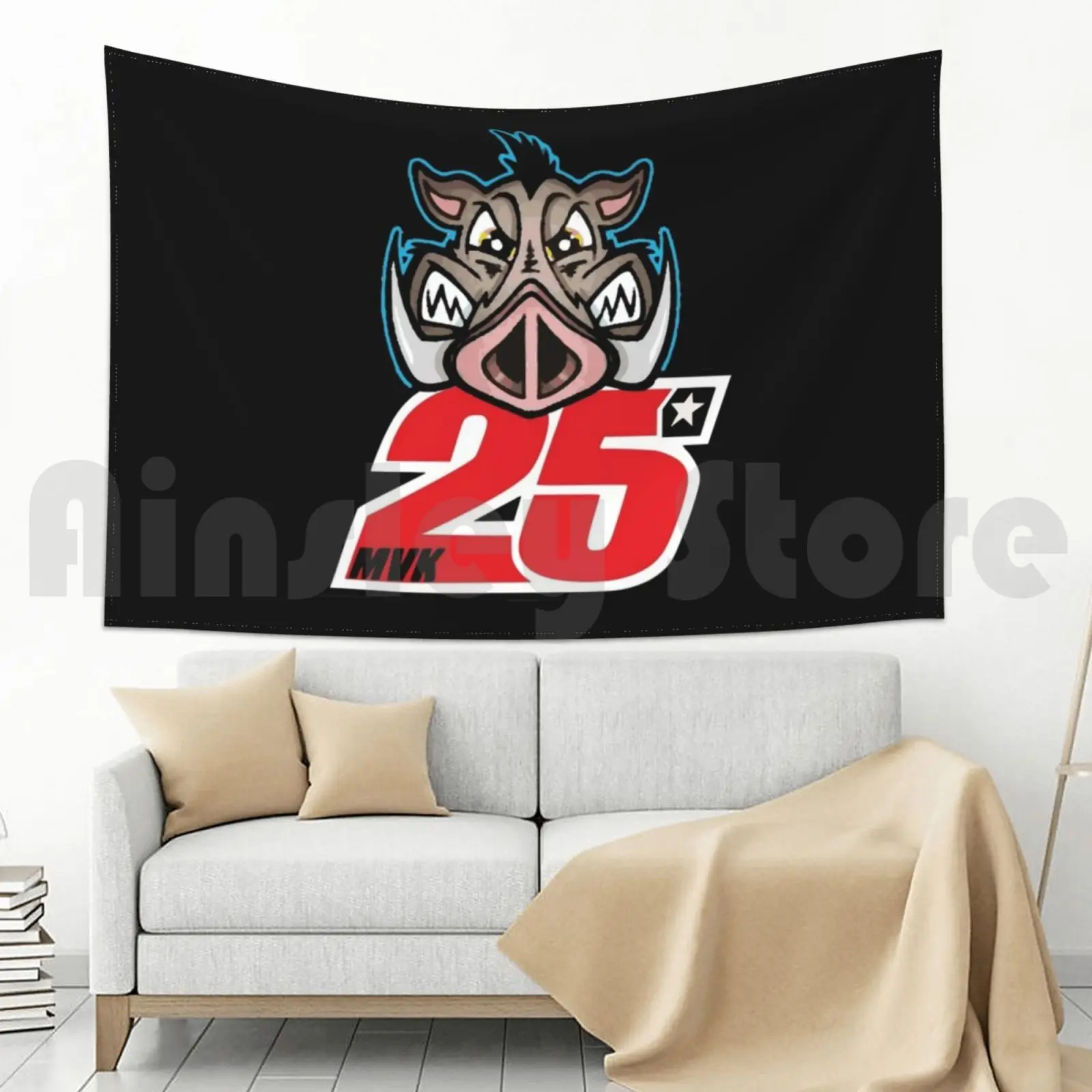 مافريك الخنزير Vinales 25 نسيج غرفة المعيشة غرفة نوم Vinales 25 مافريك مافريك Vinales Vi ؟ أليس Mvk Mvk25 #5