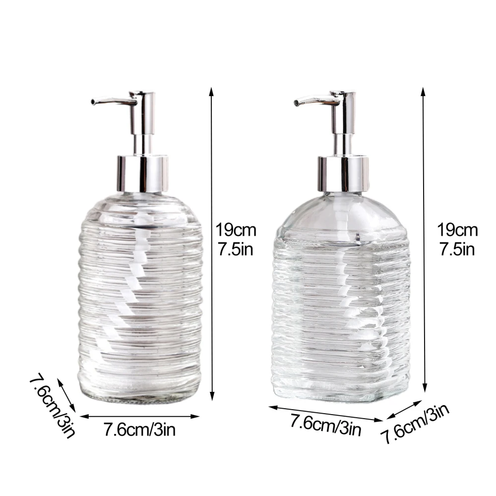 Shower Gel Bottle Large Capacity For Home Bathroom Lotion Bottling Sub-bottling Manual Pressure Liquid Soap Dispensers