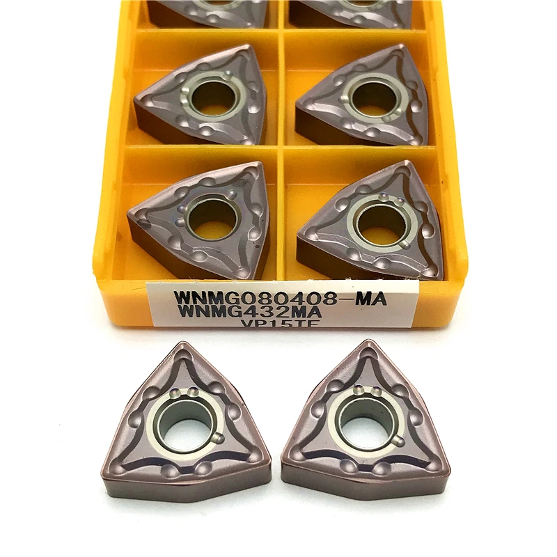 Suas inserções de metal duro de alta qualidade, ferramenta de corte cnc para torno externo no suas inserções, mg080408 ma vp15tf/ue6020