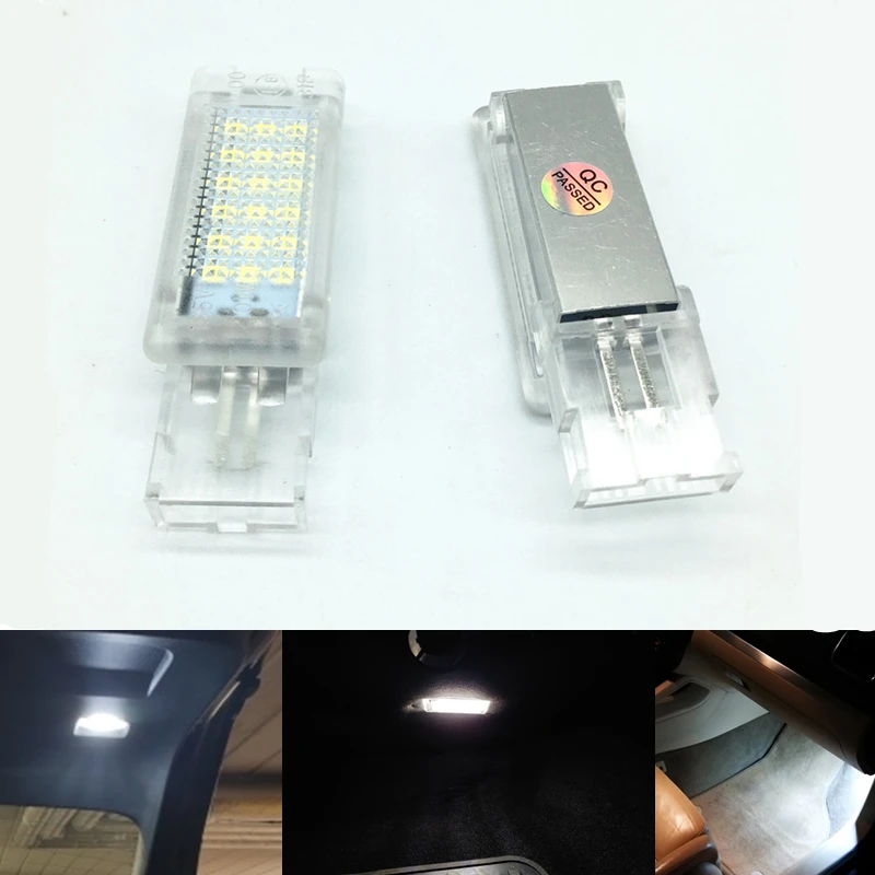 Luz LED para reposapiés de coche, compartimento de equipaje, luz para maletero, guantera, lámpara para Golf 5 MK5 6 MK6 Jetta Passat B6 B7 B8 CC EOS Tiguan