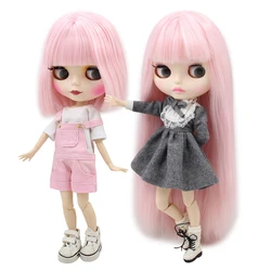 ICY DBS Blyth Doll short pink hair matte face joint body white skin long hair 1/6 bjd anime toy