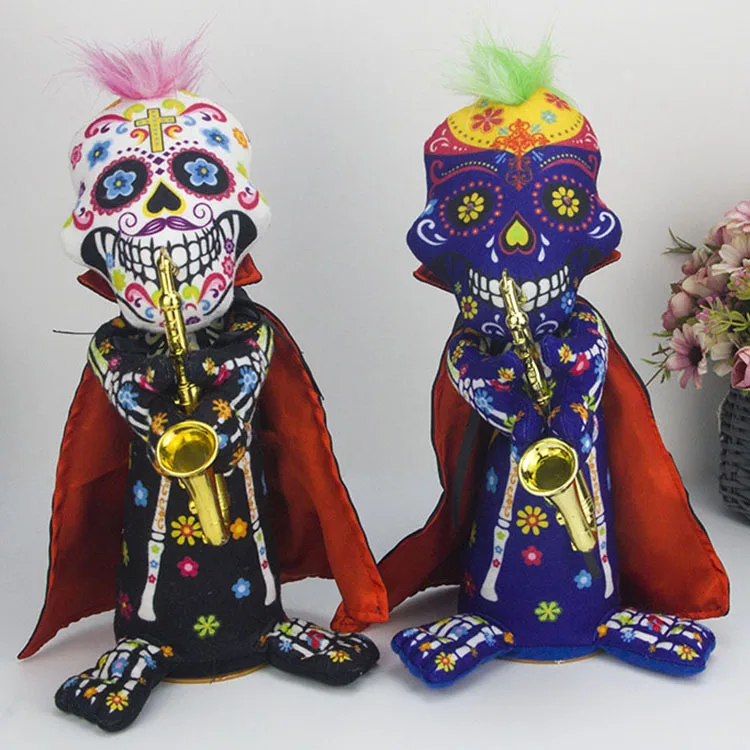 

Saks Flower Ghost Flower Ghost Halloween Ghost Festival Funny Dancing Singing Ghost Electric Plush Toy