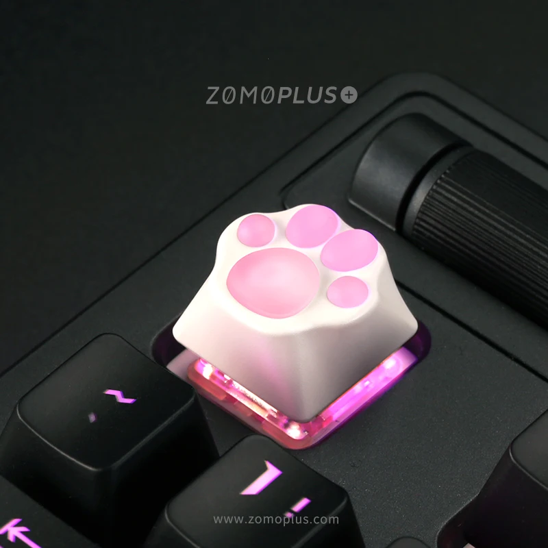 

Key cap mechanical keyboard keycap personality design,Cute cat paw Modeling keycap Aluminum alloy keycaps MX axis,Z22