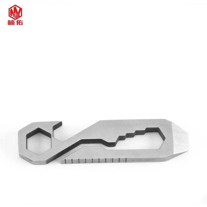 

Stainless Steel Wrench EDC Multifunctional Outdoor Combination 8 in 1 tool Portable Hexagon Wrench Bottle Opener