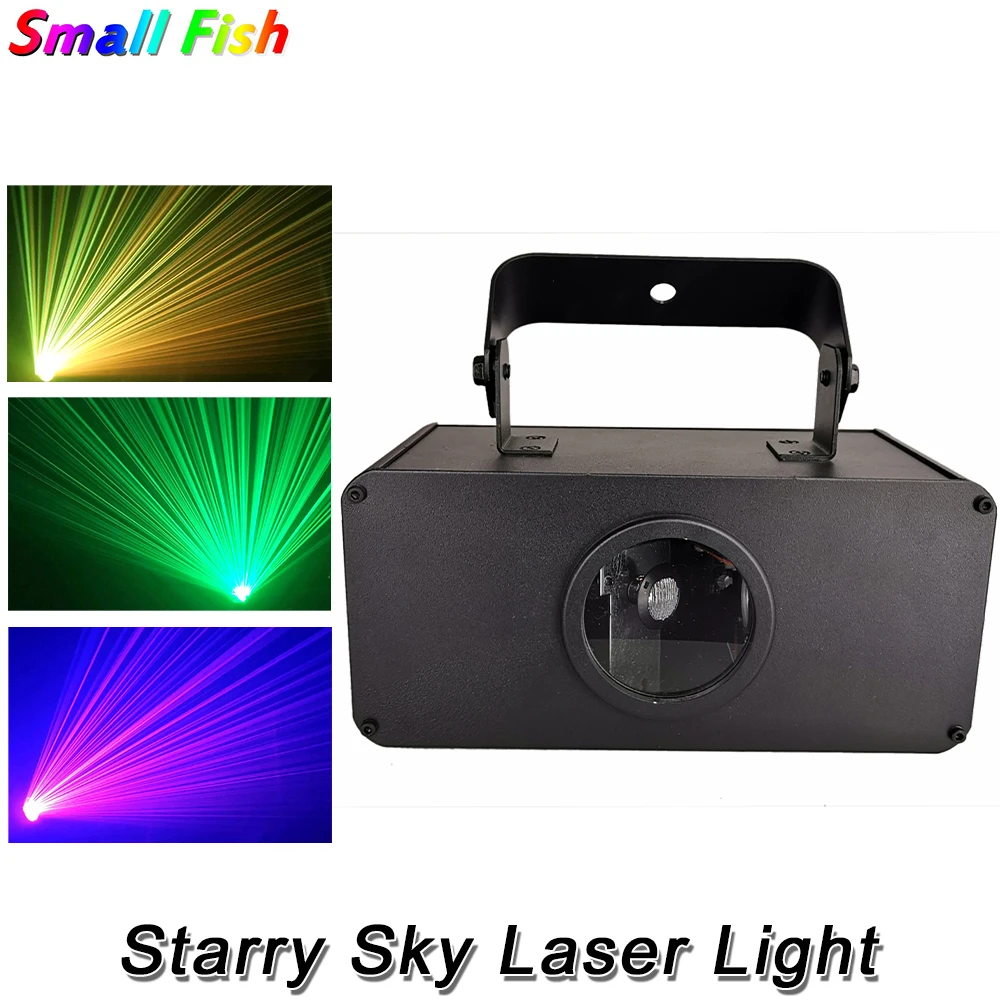 New RGB 3in1 Color Stage Sound Control Beam Light Laser Projector Multi Channel DJ Club Wedding Holiday Starry Sky Laser Lights