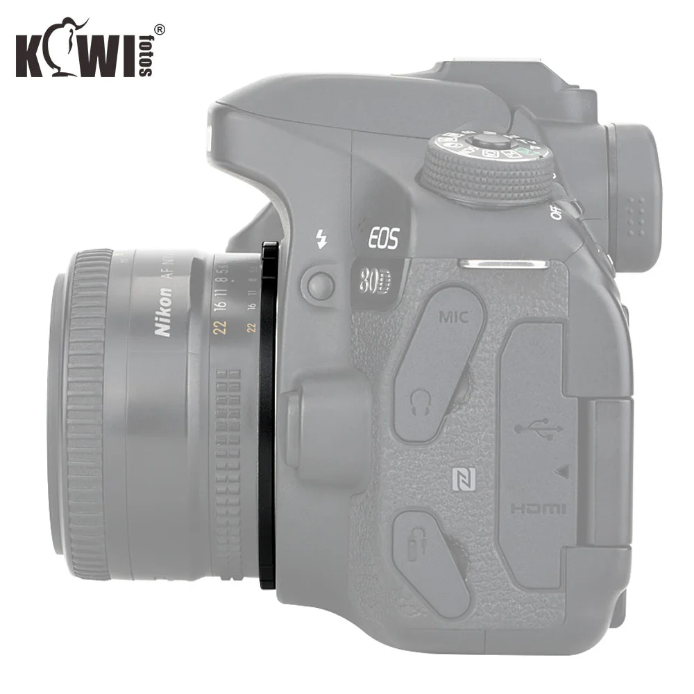 Kiswifosレンズマウントアダプター,ニコン用,fマウントレンズからCanonfマウントレンズ/EF-Sマウントカメラ,ボディ,インフィニティフォーカスを維持