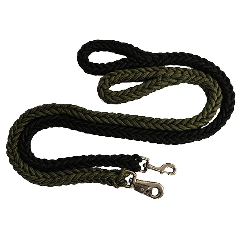 Strong Heavy Duty Big Dog Leash Thick Nylon Round Rope Pet Leashes for Medium Large Dogs Whippet Greyhound Leads mascotas Chian