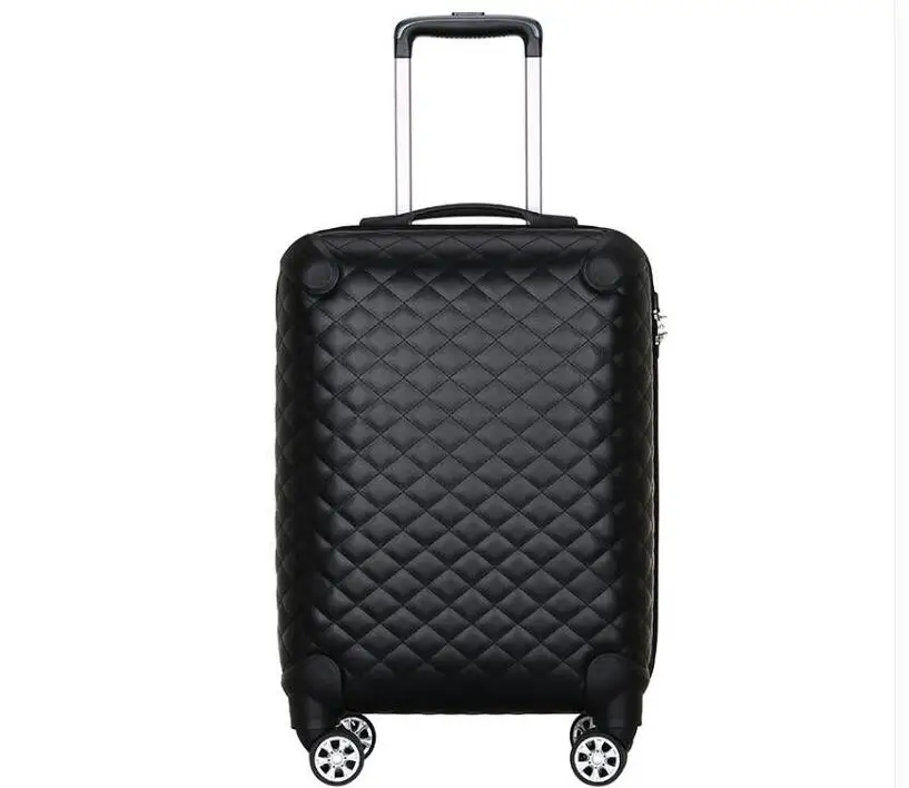 Women 20 inch PU suitcase rolling luggage bag wheels 18 inchTravel Suitcase luggage trolley bag Suitcas Cabin  Spinner suitcase