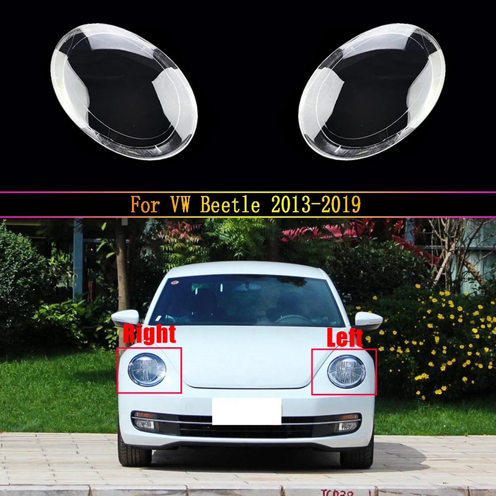 

Headlight Cover Front Car Lampshade Glass Lens Lamp Light Housing Case For VW Beetle 2013 2014 2015 2016 2017 2018 2019